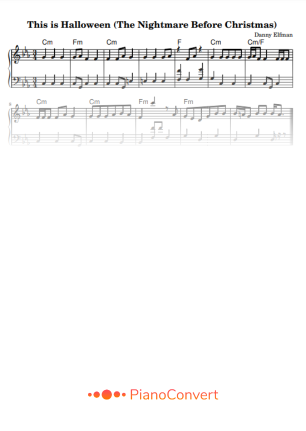 Partituras para Piano em PDF para Iniciantes prontas para baixar e tocar.