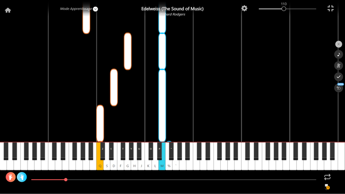 edelweiss partition piano presentation