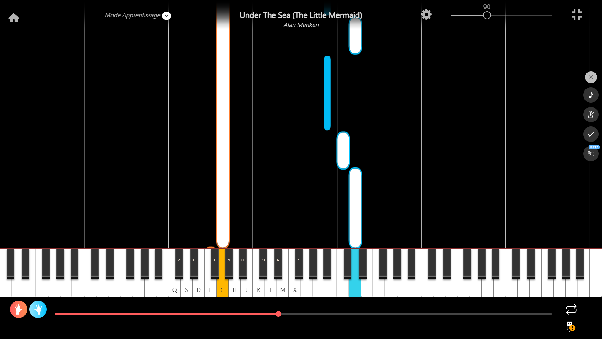 aqui no mar partitura piano apresentaçao