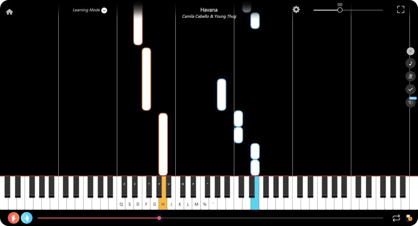 Piano en ligne - Votre clavier interactif gratuit - imusic school