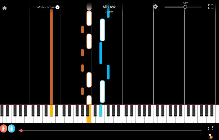 all i ask piano sheet music presentation