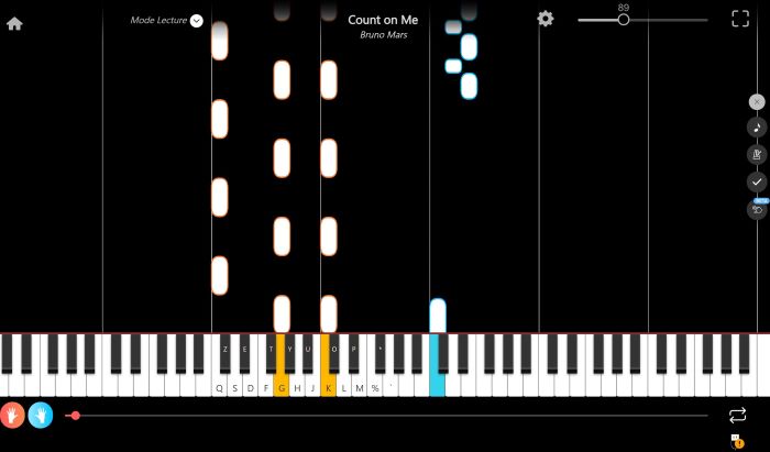 count on me piano sheet music presentation