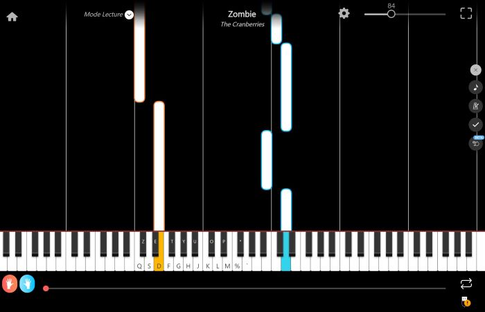 zombie piano sheet music presentation