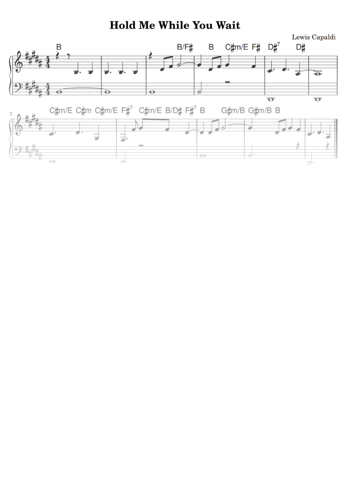 Por Una Cabeza - Partitura fácil en PDF - La Touche Musicale