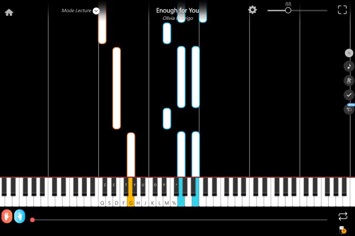 enough for you piano sheet music presentation