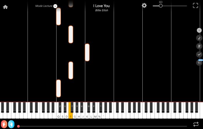 i love you piano sheet music presentation
