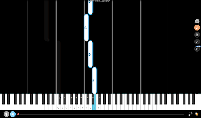 mary had a little lamb piano notes main droite