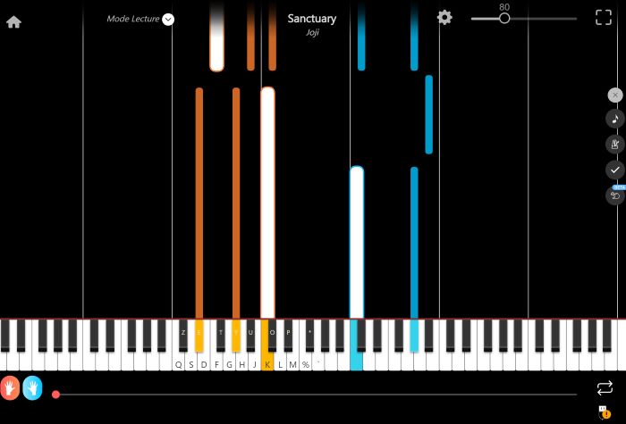 sanctuary piano sheet music presentation