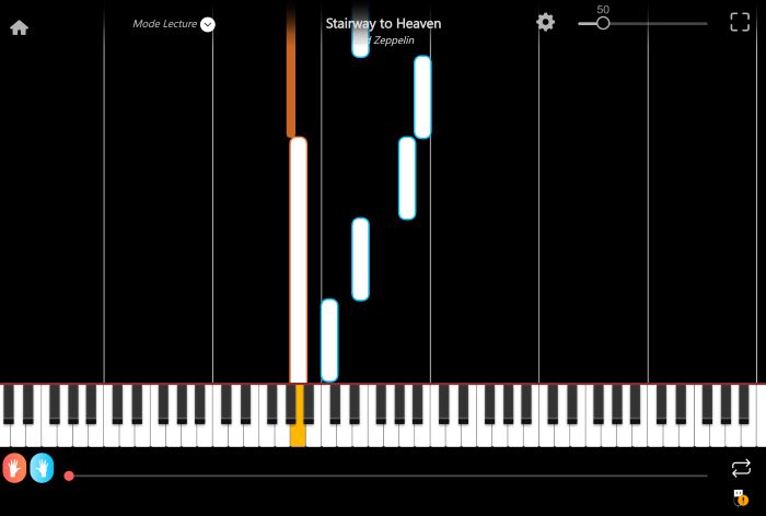 stairway to heaven klaviernoten prasentation