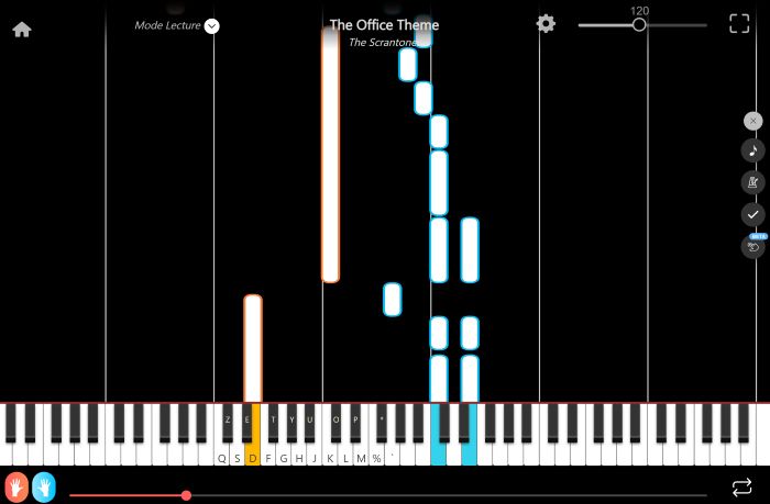 the office theme klaviernoten prasentation