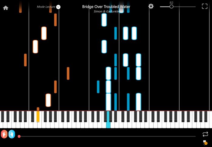 bridge over troubled water klaviernoten prasentation