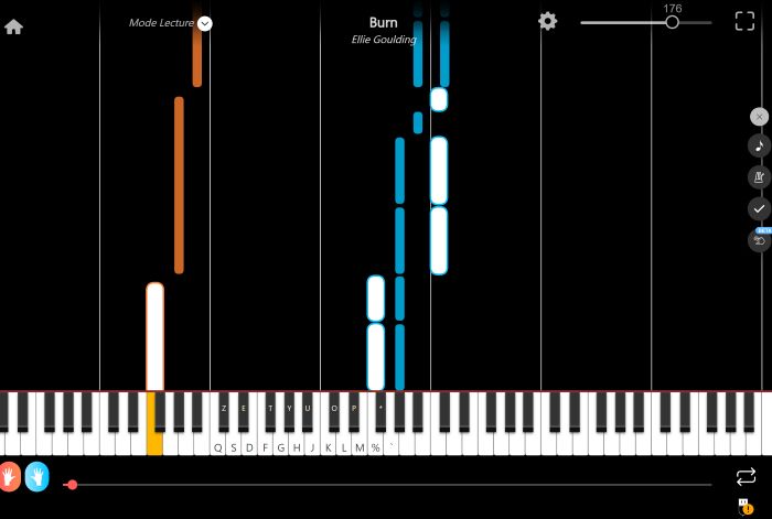 burn partition piano