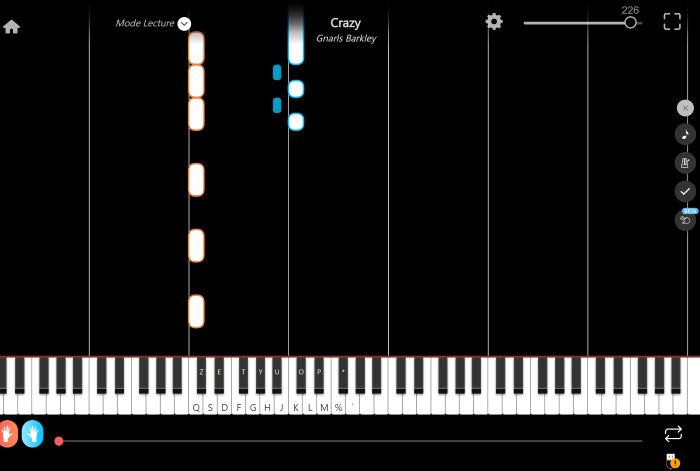 crazy partitura piano presentacion