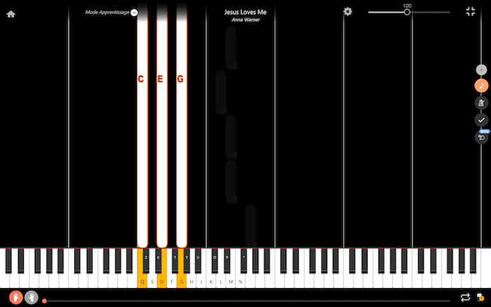 jesus loves me piano notas mano izquierda