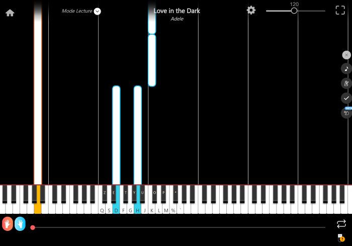 love in the dark klaviernoten prasentation