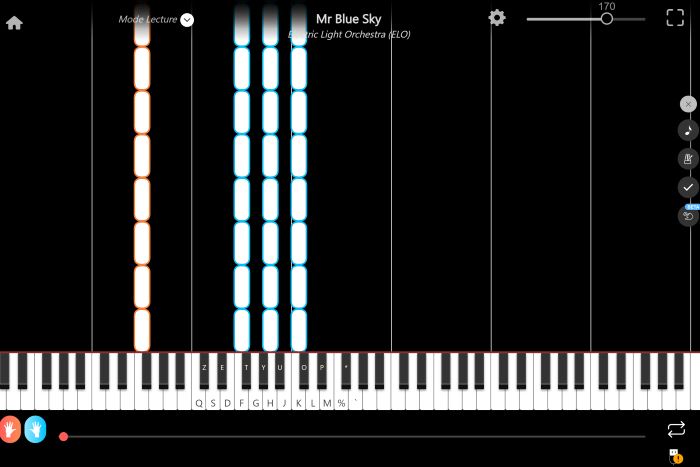 mr blue sky partitura piano apresentação