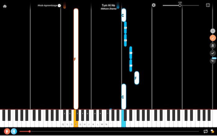 tum hi ho notes piano deux mains