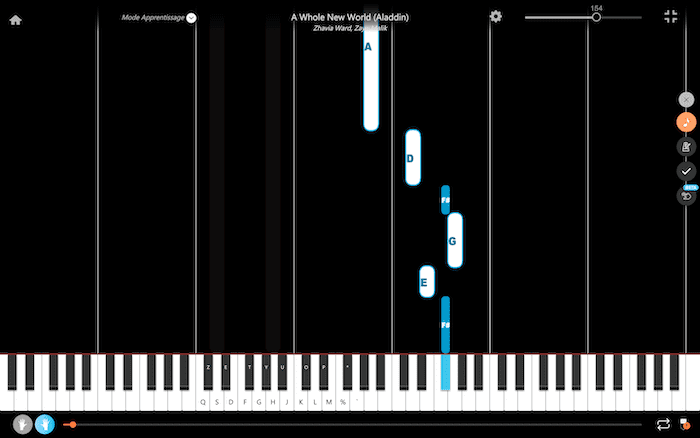 um mundo ideal notas piano mão direita