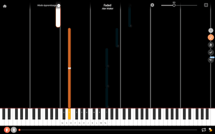 faded pianoforte note mano sinistra