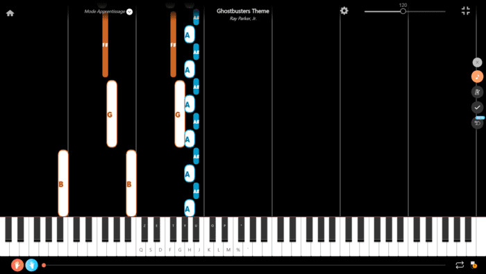 ghostbusters piano