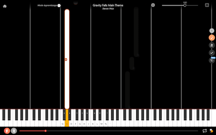 gravity falls piano noten buchstaben linke Hand