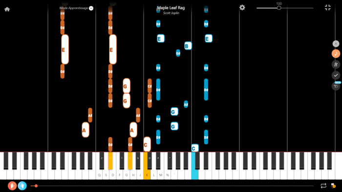 maple leaf rag piano difficile