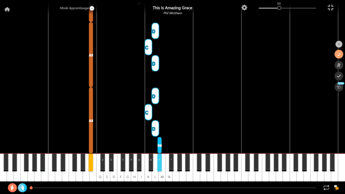 this is amazing grace chrétien piano