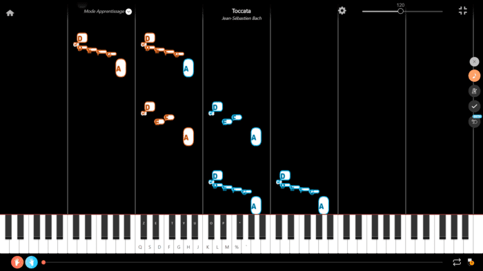 tocata y fuga en re menor piano