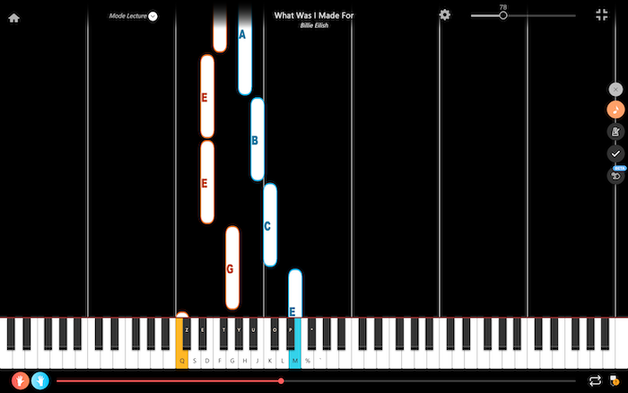 what was i made for billie eilish pianoforte