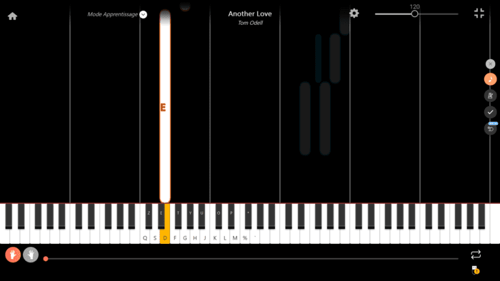 another love piano noten buchstaben linke Hand