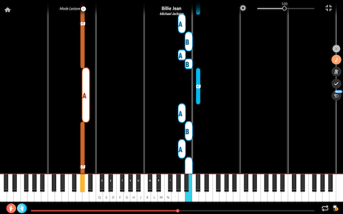 billie jean michael jackson piano