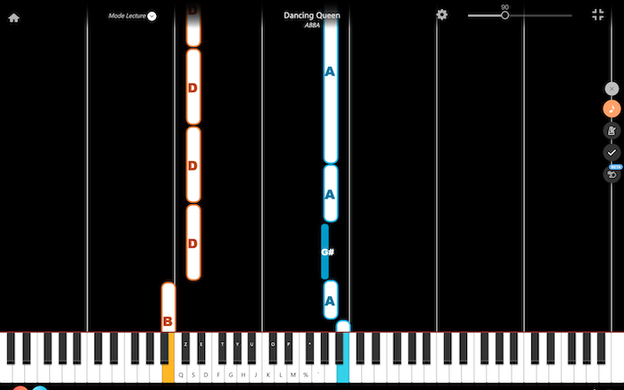 dancing queen abba pianoforte