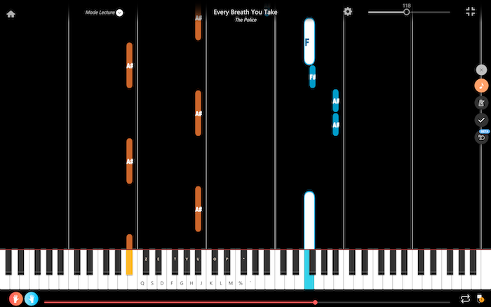 every breath you take the police piano