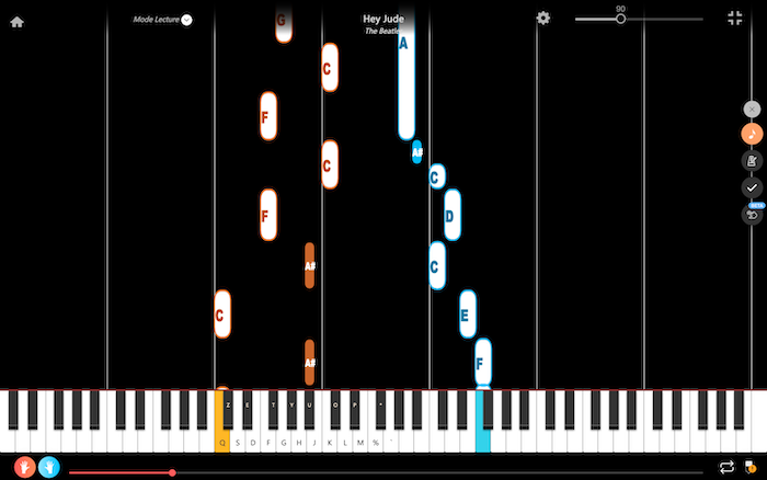hey jude beatles klavier