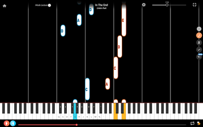 in the end linkin park piano