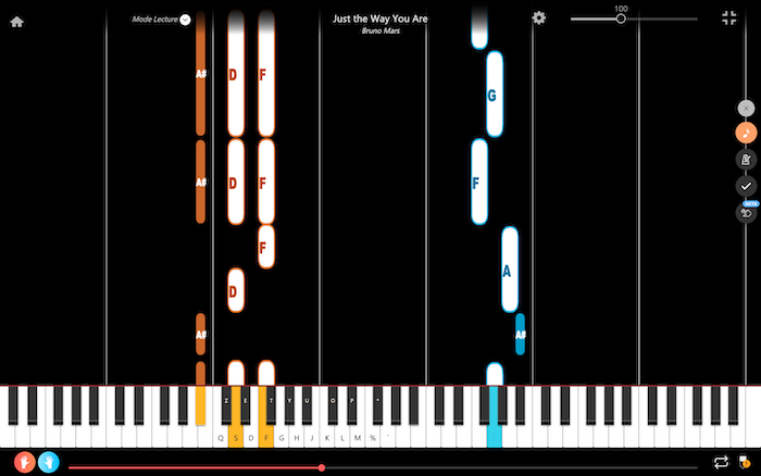 just the way you are bruno mars klavier