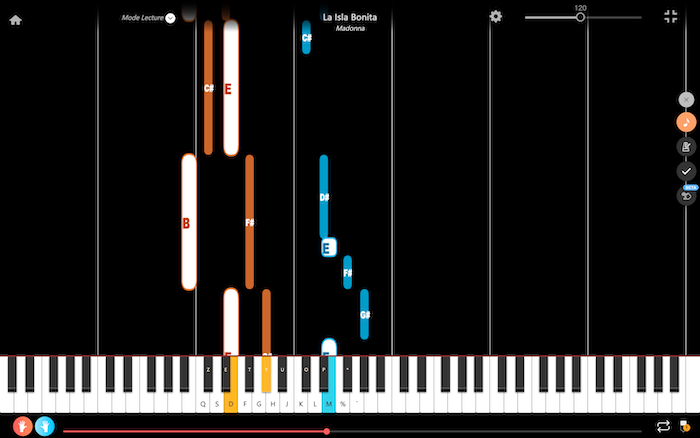la isla bonita madonna piano