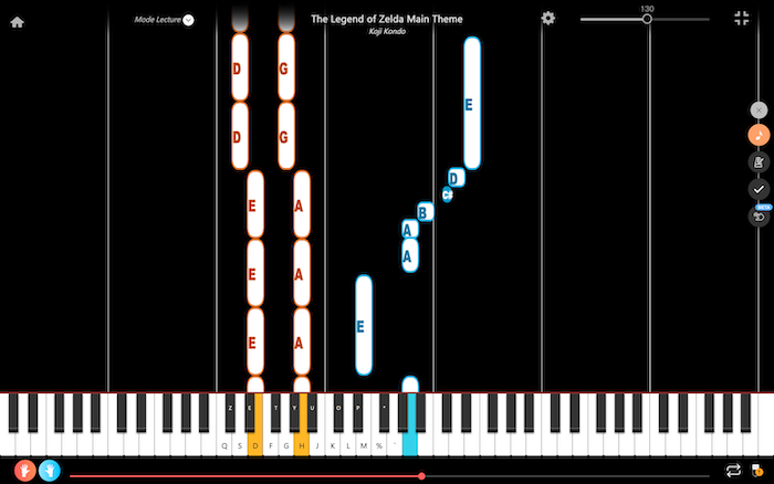 legend of zelda main theme koji kondo pianoforte