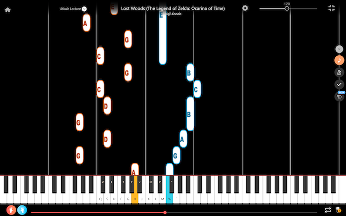 lost woods koji kondo pianoforte