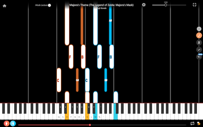 majoras theme koji kondo pianoforte