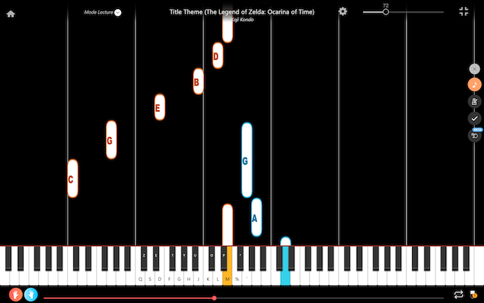 ocarina of time title theme koji kondo pianoforte