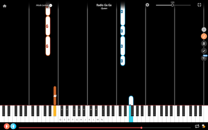 radio ga ga queen piano
