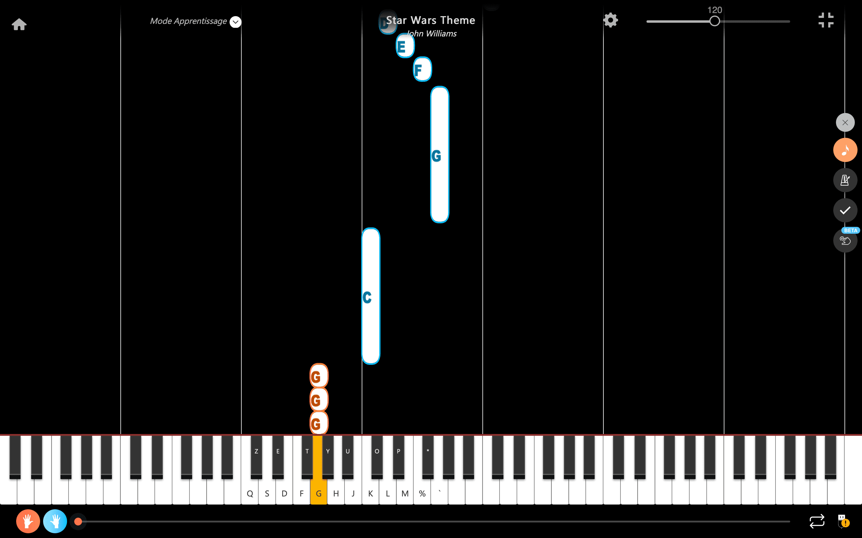 star wars theme notas piano duas mãos