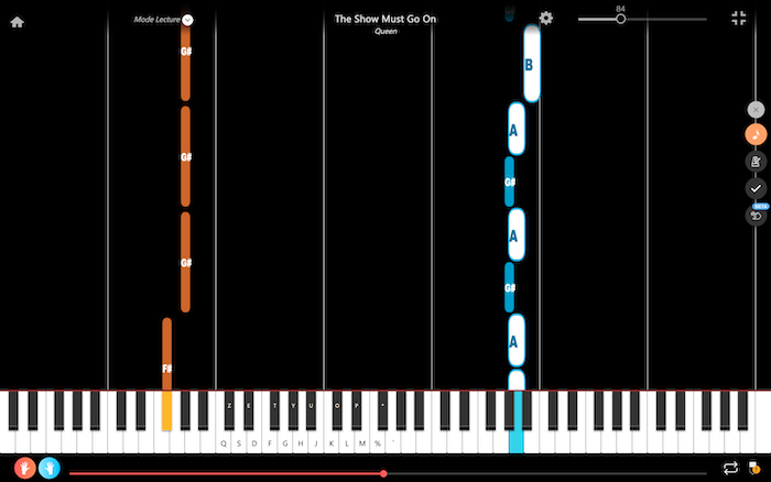 the show must go on queen piano