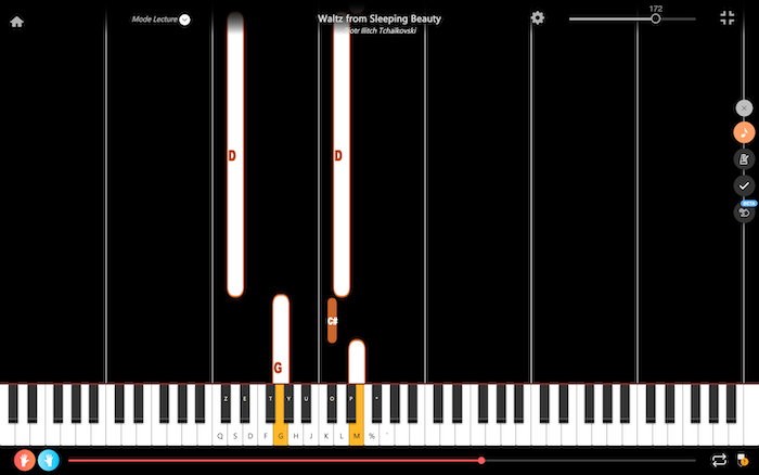 waltz from sleeping beauty tchaikovsky klavier