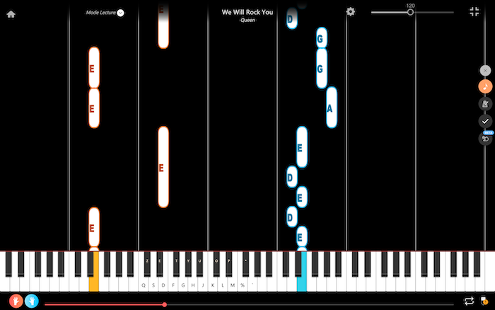 we will rock you queen piano