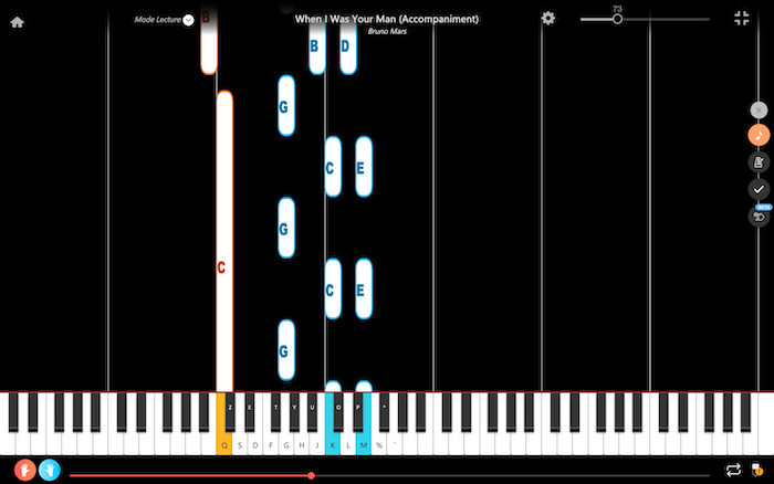 when i was your man bruno mars klavier