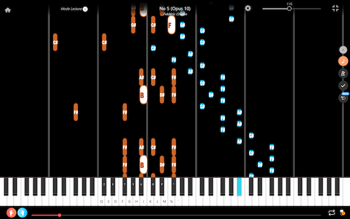 No 5 Opus 10 chopin pianoforte