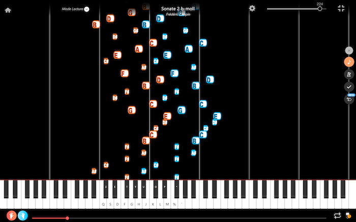 Sonate 2 b-moll chopin pianoforte