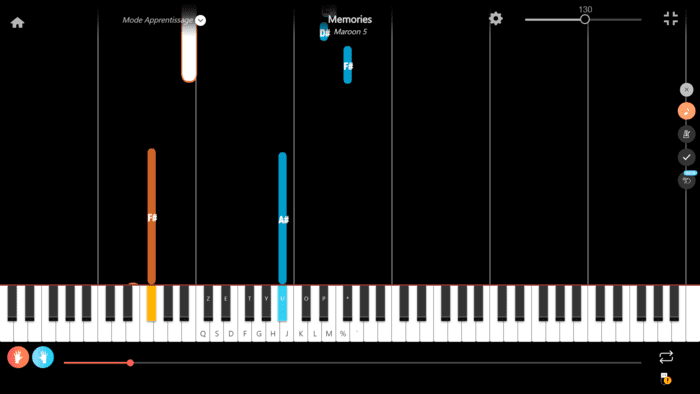memories pianoforte note due mani